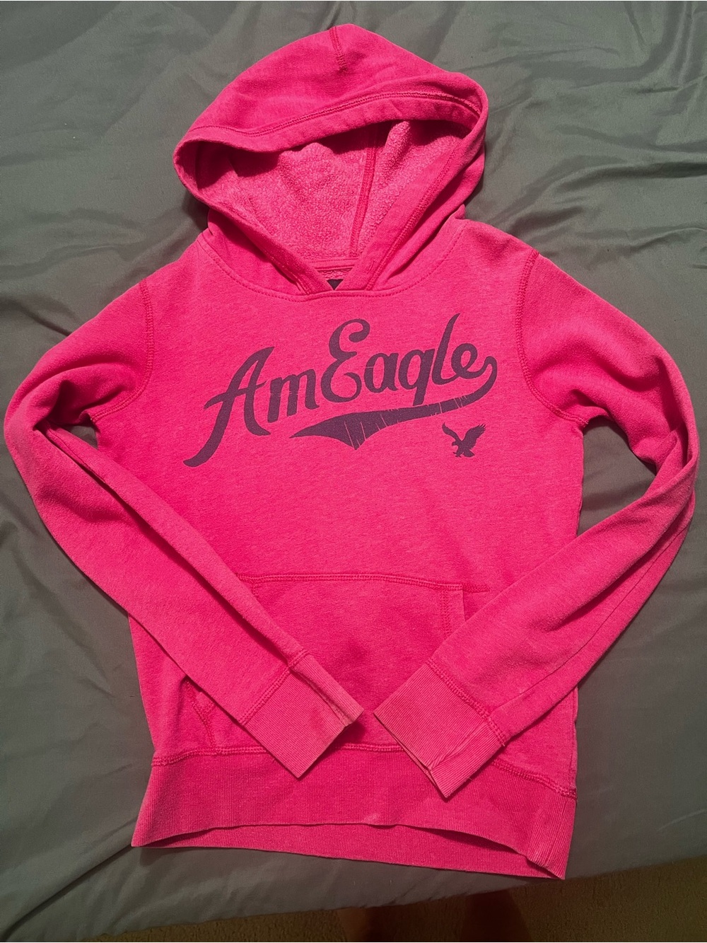 American eagle vintage pink hoodie women’s Y2K 2000’s